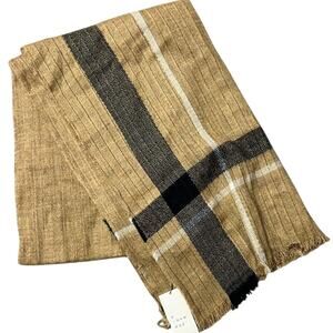 A New Day Women's Striped Maple Oblong Scarf